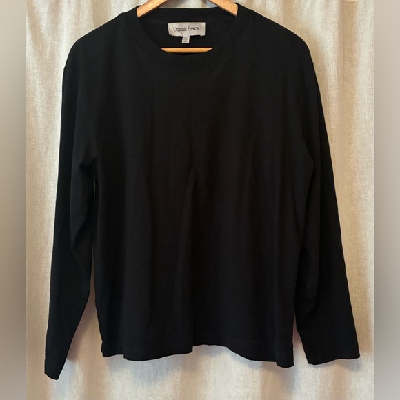 Organic Basics True Heavy Boxy Long Sleeve Tee - Picture 1 of 3